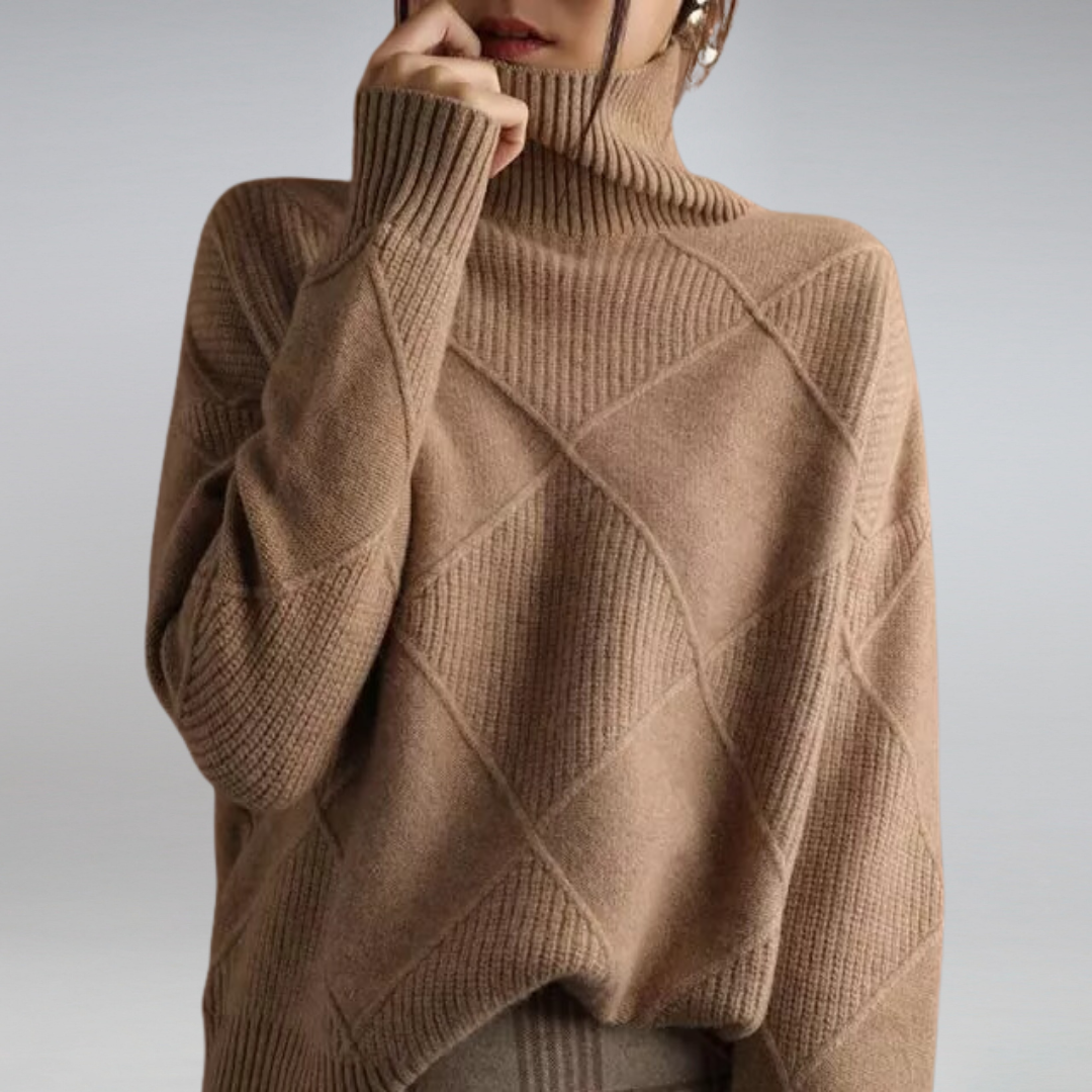 Rullekrave sweater - Dasha