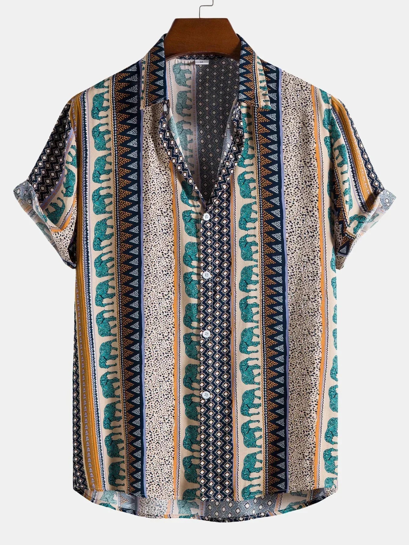 Jarobs - Let sommerskjorte med vintage-look