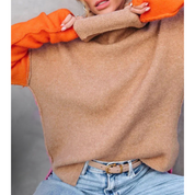 Dame rullekrave sweater - Liva