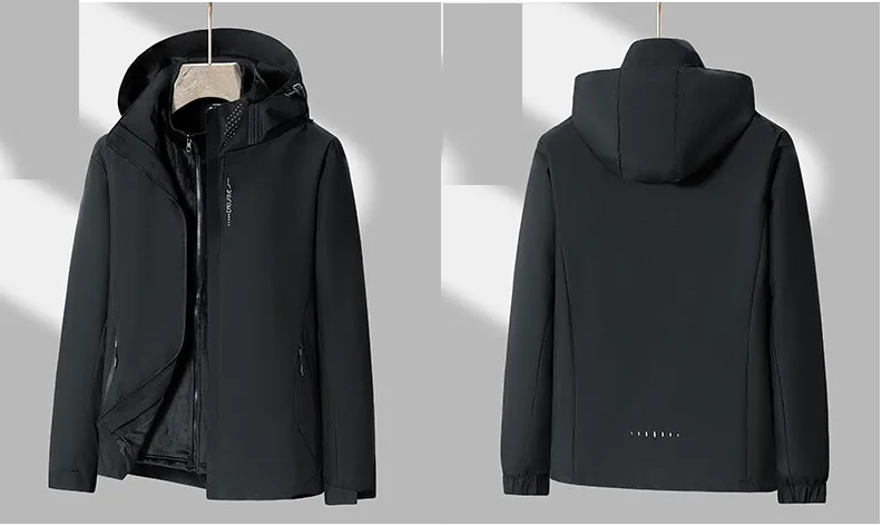 Heavy 3-i-1 windbreaker-jakke - Alaiai