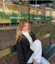 Klassisk Peacoat med dobbelt knap - Arlin