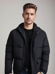 Varm unisex-hættejakke i klassisk design - Leith