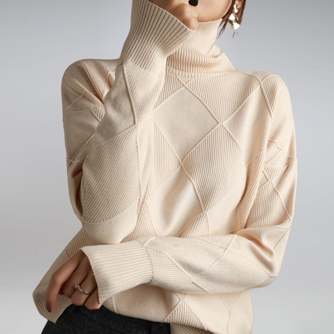 Rullekrave sweater - Dasha