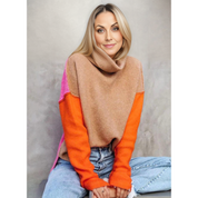 Dame rullekrave sweater - Liva