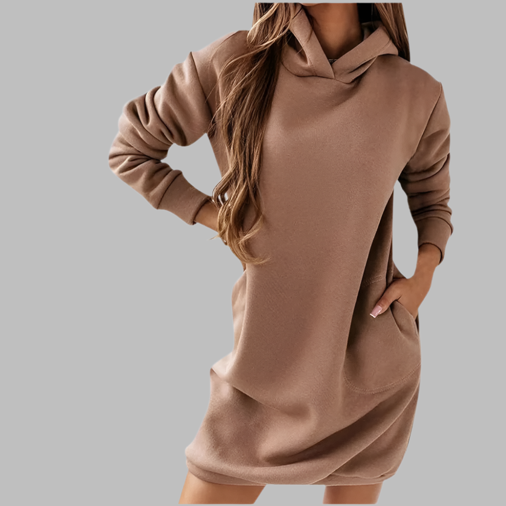 Hætte kjole - Carina