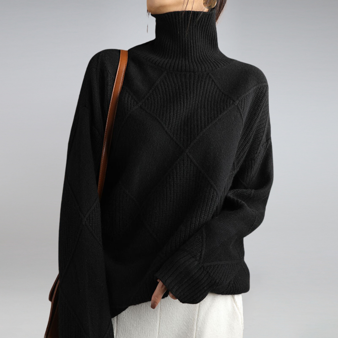 Rullekrave sweater - Dasha