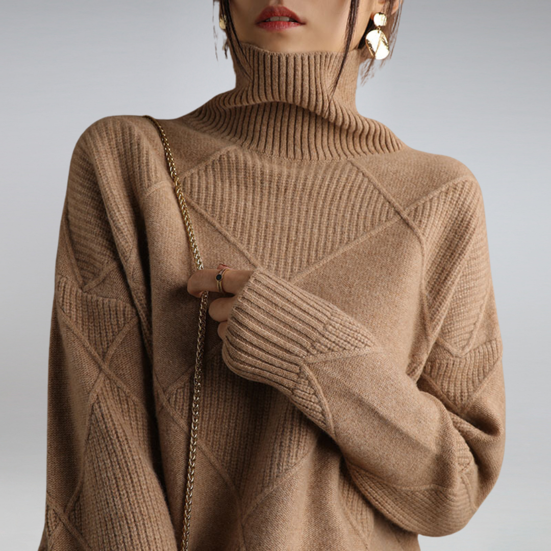 Rullekrave sweater - Dasha