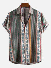 Jarobs - Let sommerskjorte med vintage-look