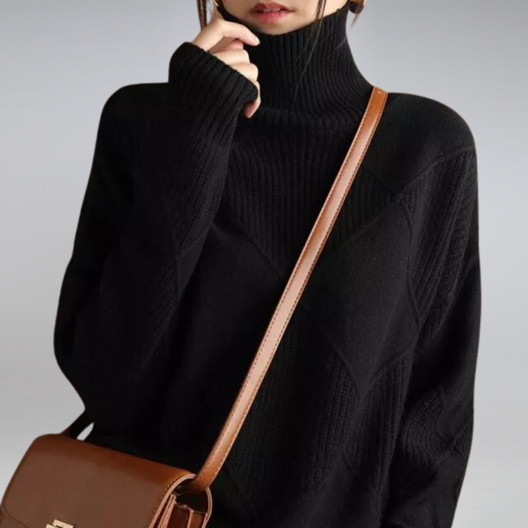 Rullekrave sweater - Dasha