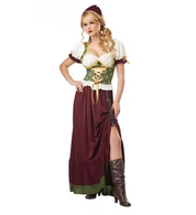 Middelalder oktoberfest kostume | Bayersk festival outfit til kvinder | Theodceol