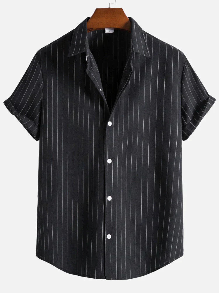 Samon - Let sommerskjorte med vintage-look