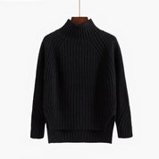 Strikket sweater med rund hals - Arlinee