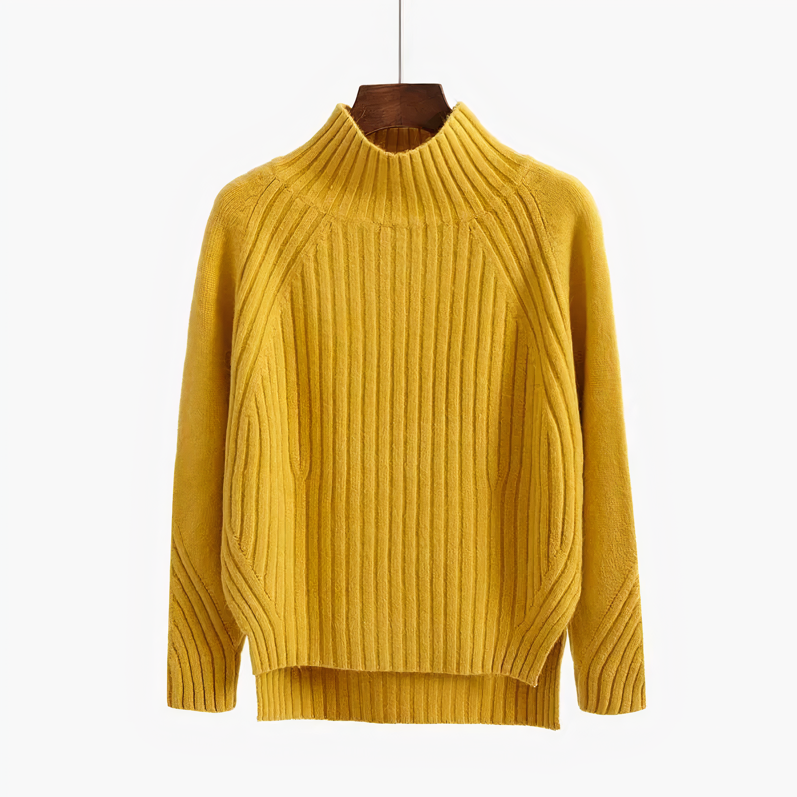 Strikket sweater med rund hals - Arlinee