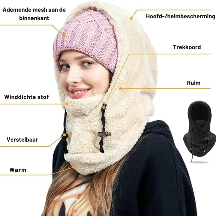 Balaclava fra Polar Fleece - Makena