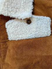 Fleeceforet vinterjakke i fløjl til kvinder - Kylie