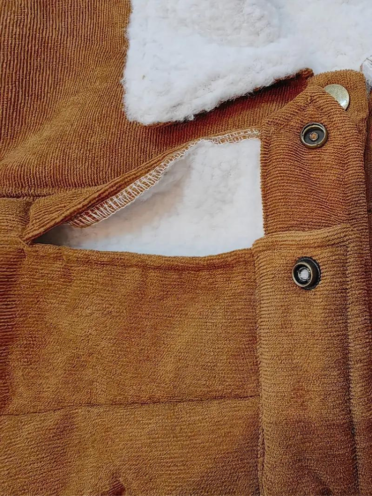 Fleeceforet vinterjakke i fløjl til kvinder - Kylie