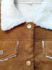 Fleeceforet vinterjakke i fløjl til kvinder - Kylie