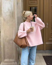 Sweater med rund hals - Lacreme