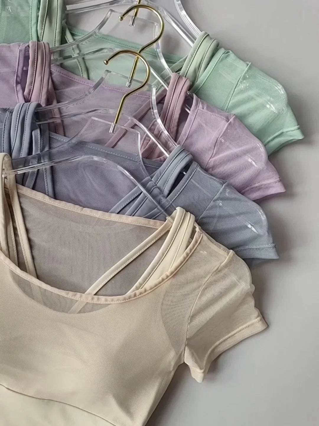 Polstret Pilates Fitness Yoga Top til kvinder - Tairah