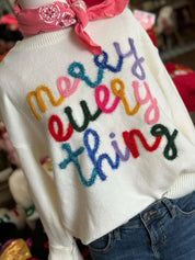 Dametrøje med rund hals til vinter - Anita