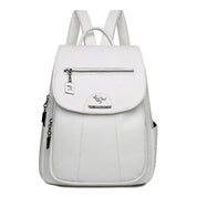 Læderrygsæk til kvinder til rejser Anti-tyveri - Malene