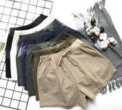 Højtaljet Bomuldshør Sportsshorts | Sommer | Forår - Javina