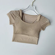 Polstret Pilates Fitness Yoga Top til kvinder - Tairah