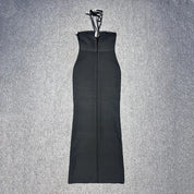 Sort stropløs kjole til kvinder til nytårsaften - Kresten