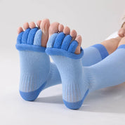 Knæhøje Pilates Yoga Sokker til Kvinder - Kermie