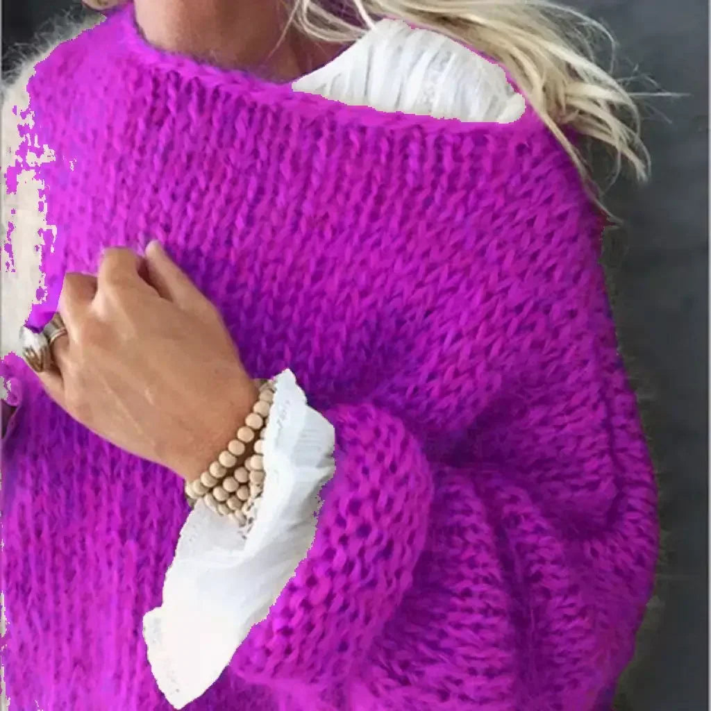 Fluffy oversize sweater - Lydia