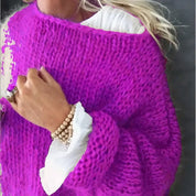 Fluffy oversize sweater - Lydia