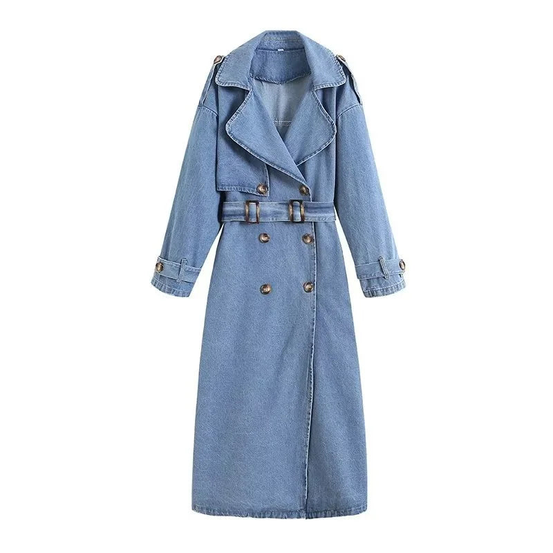 Denim trenchcoat - Astride