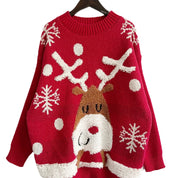 Juletrøje til kvinder med rund hals - Andreas