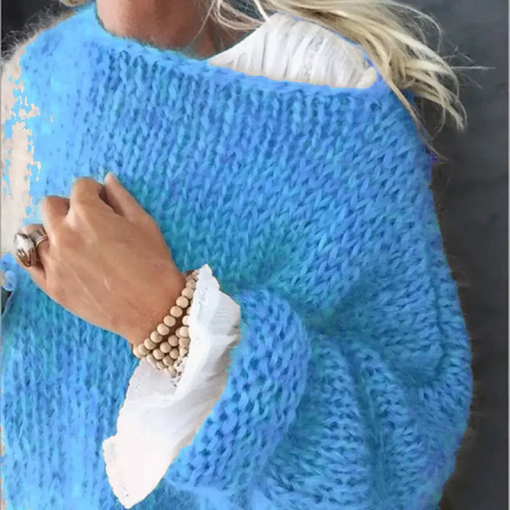 Fluffy oversize sweater - Lydia