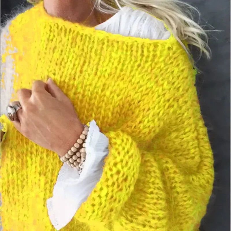 Fluffy oversize sweater - Lydia