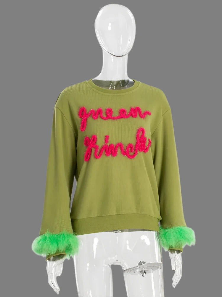 Dametrøje med rund hals til vinter - Anita