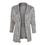 Glitterblazer med en afslappet pasform - Zoay