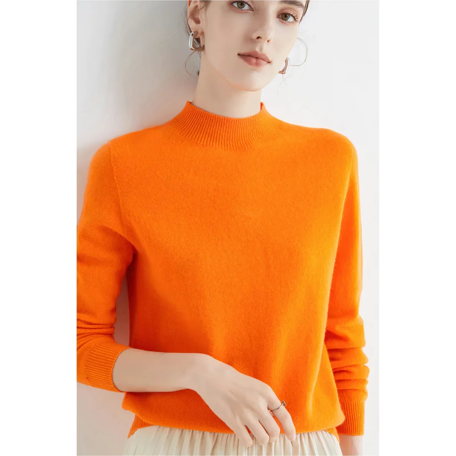 Cashmere striktrøje - Yeena