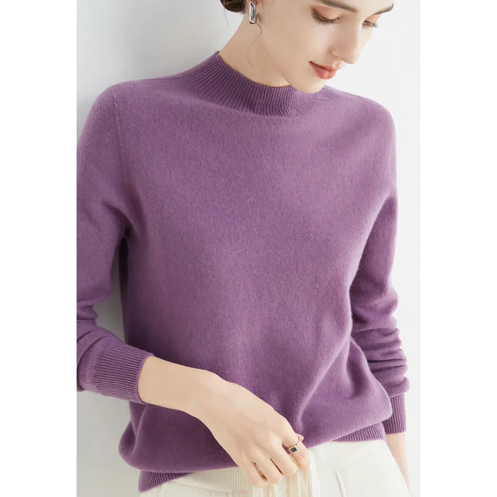 Cashmere striktrøje - Yeena