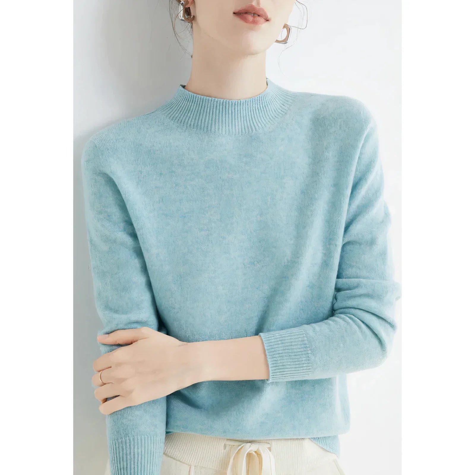 Cashmere striktrøje - Yeena