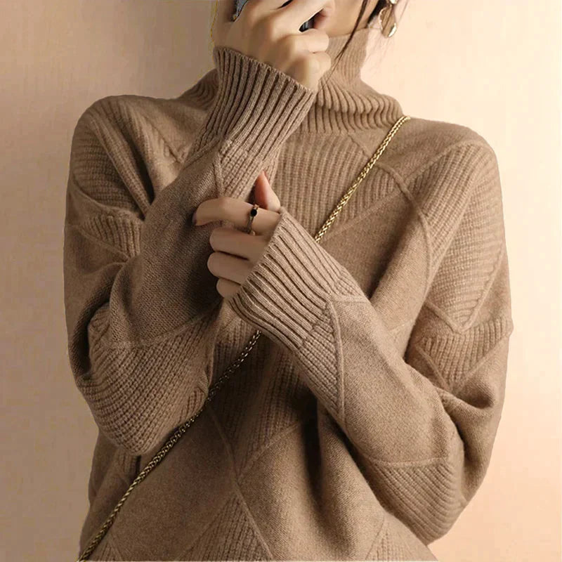 Rullekrave sweater - Sisy