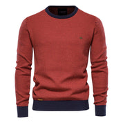 Jumper med kontrastfarvet kant - Jilly