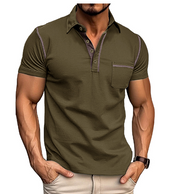 Silva | Poloshirt med kontrastfarvet kant til mænd