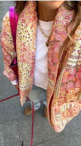 Derla - Moderigtig, elegant jakke med print
