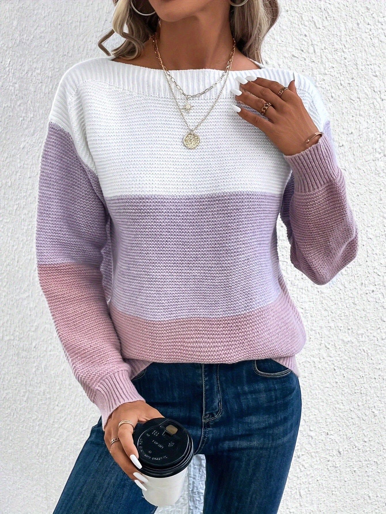 Afslappet sweater - Carrie