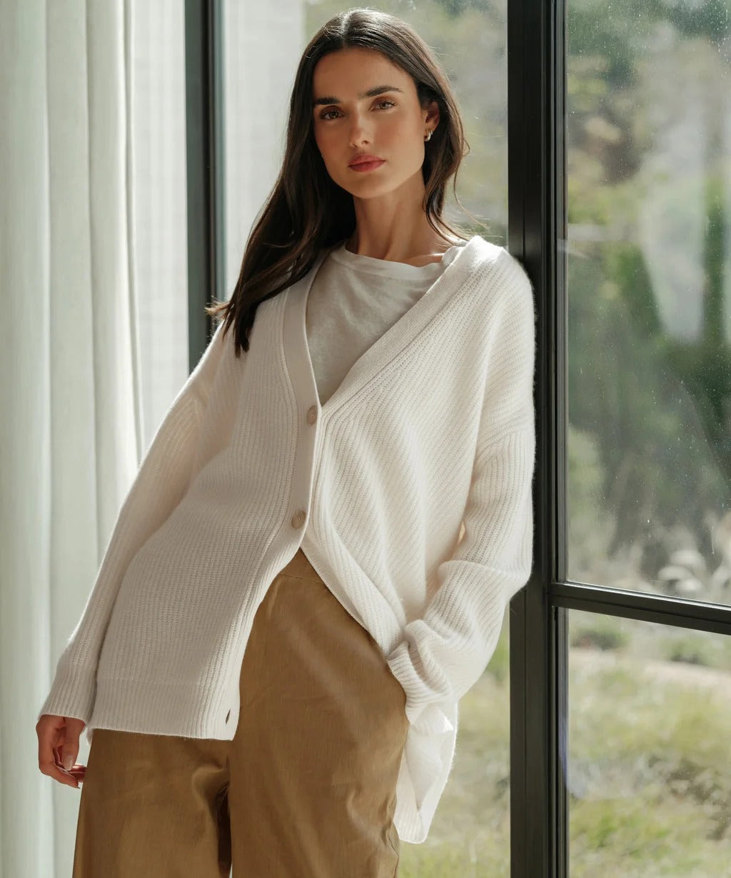 Cashmere Cocoon Cardigan - Cheryl