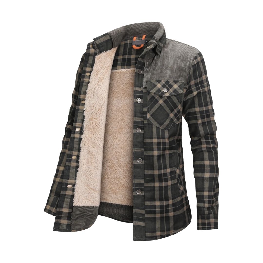 Flannel jakke til kvinder - Hasha