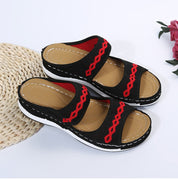 Rose - Retro Ortopædiske Slip On-Sandaler