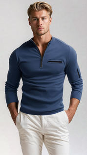 Langærmet polo top til mænd - Tiesto