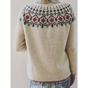 Vinter sweater med rund hals til kvinder - Bethani